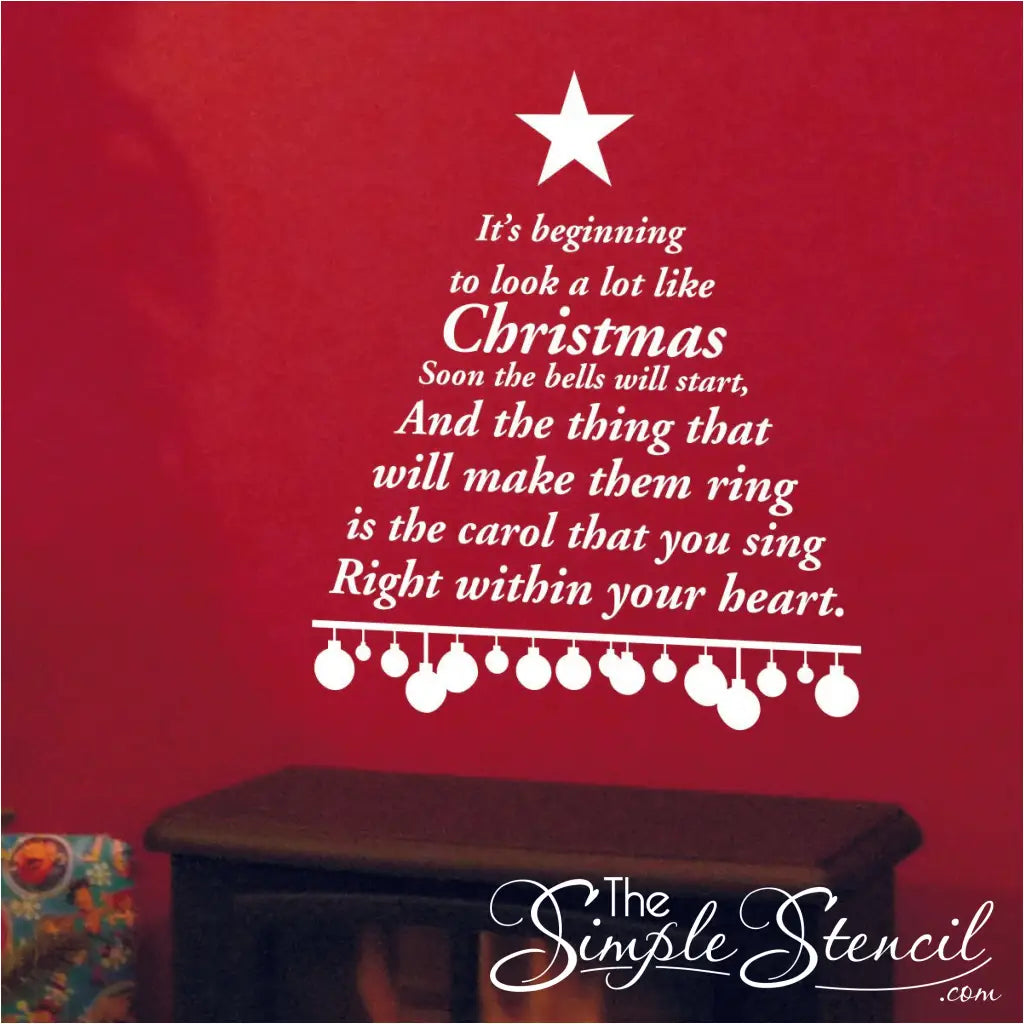 Within Your Heart Christmas Tree Wall Decal - Thumbnail 2